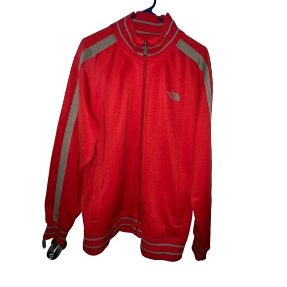 The North Face A5 Series Track Jacket Mens Extra Large Red Gray Full Zip Up‎ XL - Picture 1 of 9